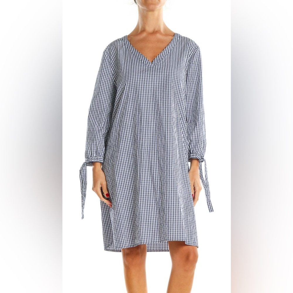 Wrapper stripped mini dress sz S